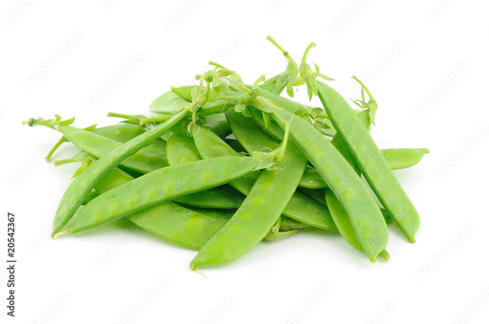 Close up of snow peas Close up of snow peas