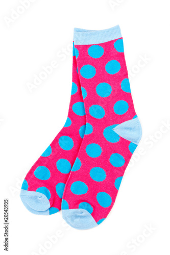 Pair of colorful socks