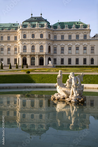 Vienna - Belvedere palace in morning