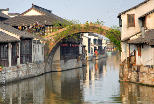 China, Shanghai water village Nanxun photo