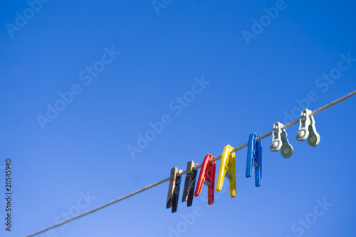 Clothes Peg, Washing Line Background