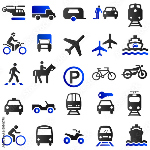 trevel iconset blue