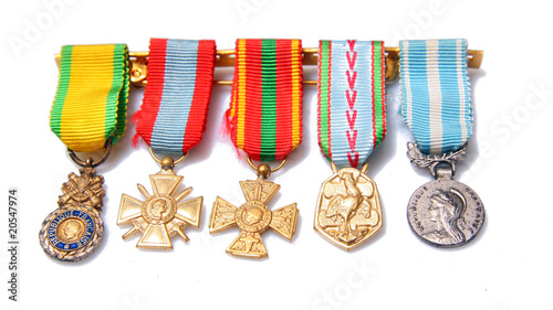 Médailles militaires photo