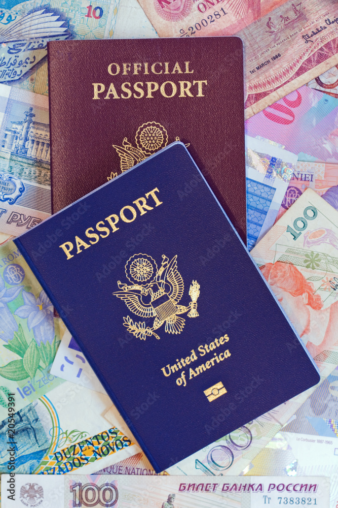 United States personal and official passports vertical United States personal and official passports vertical