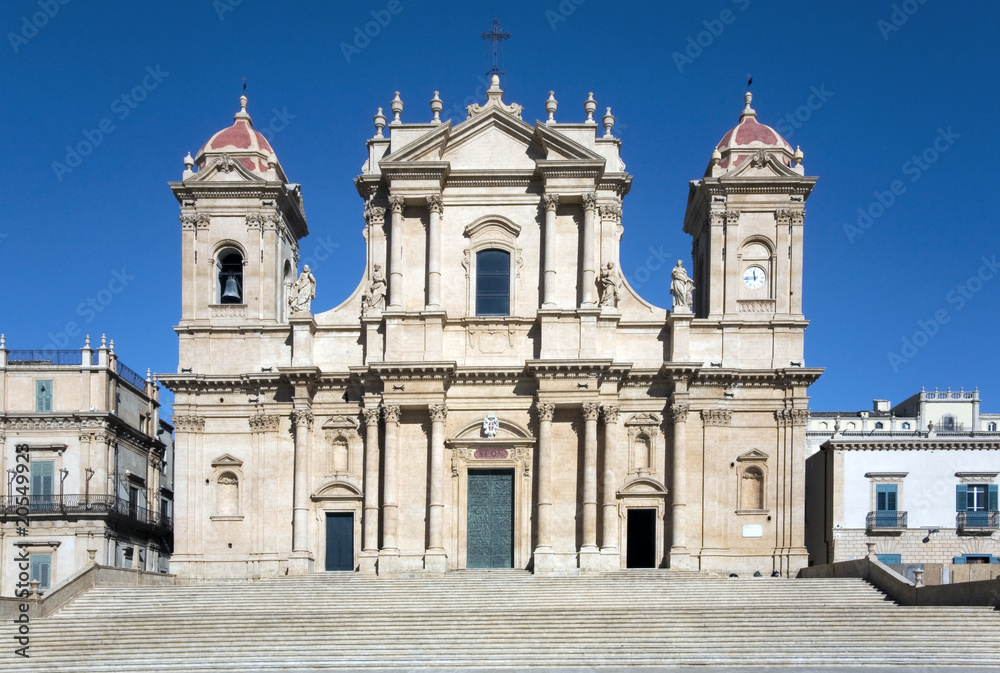 Facciata della cattedrale di Noto, Sicilia