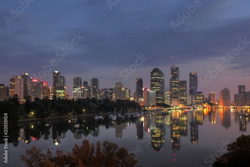 Skyline Reflection  Brisbane