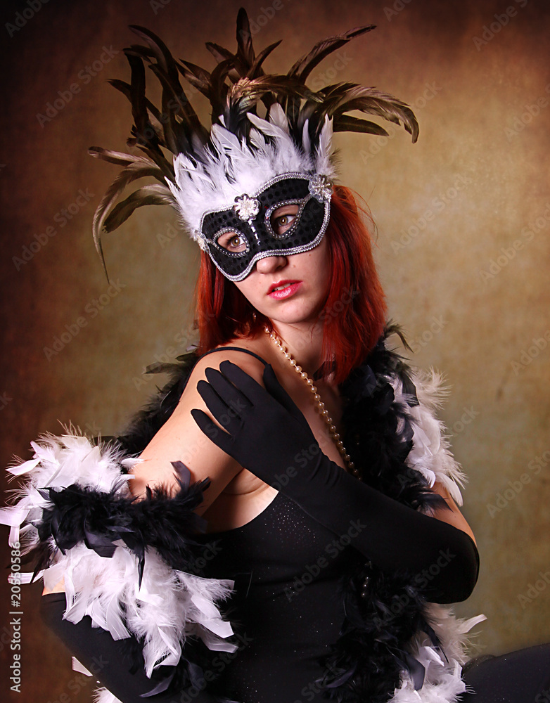 Maskierte Lady