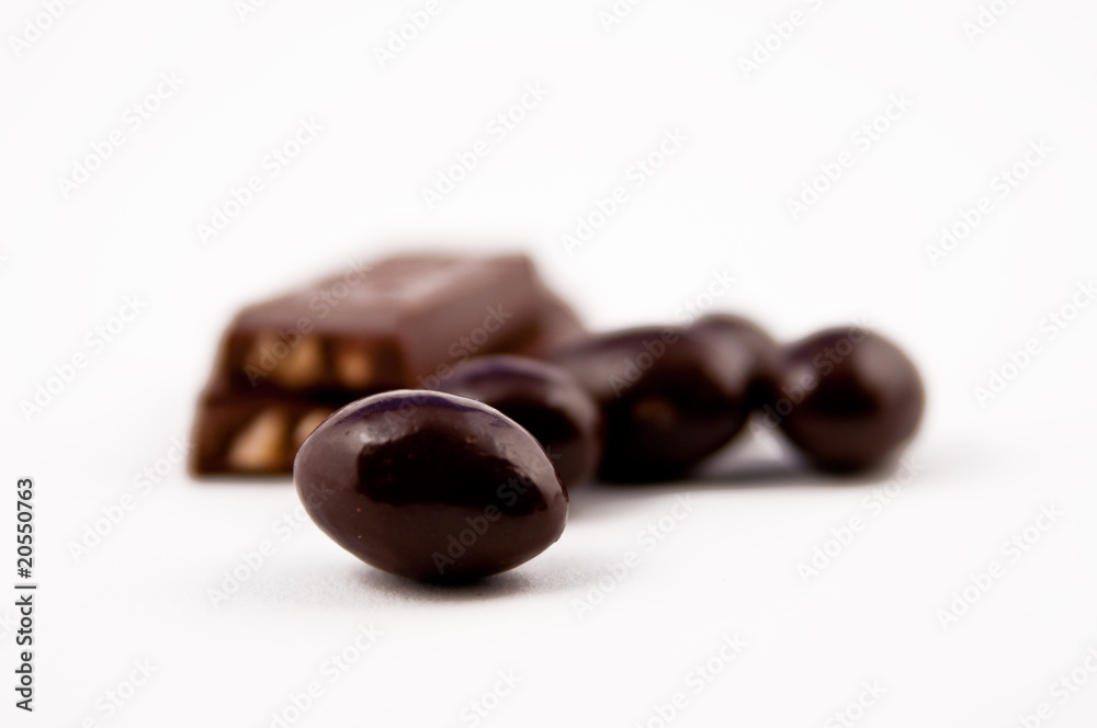 Chocolate pieces Chocolate pieces