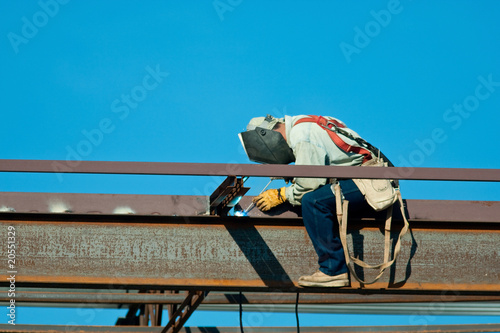Welder on new high rise building