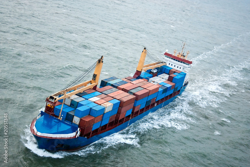 Cargo container ship