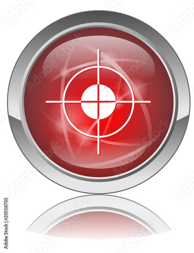 Bouton Web OBJECTIFS (Viseur Mire Cible But Stratégie Priorité)
