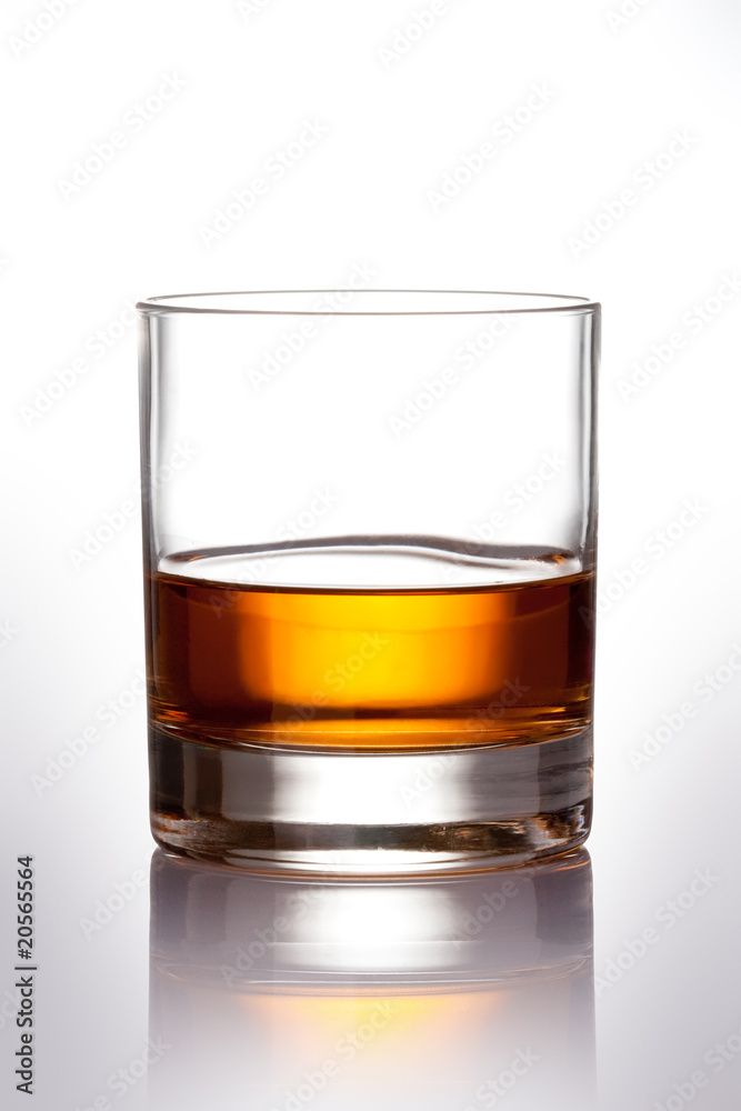 Glass of scotch whiskey with clipping path Glass of scotch whiskey with clipping path