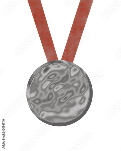 médaille d'argent photo