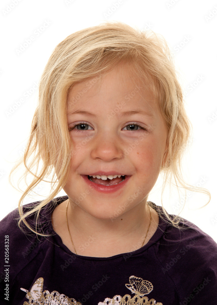 Portrait eines Mädchens. Kinderkopf. Portrait eines Mädchens. Kinderkopf.