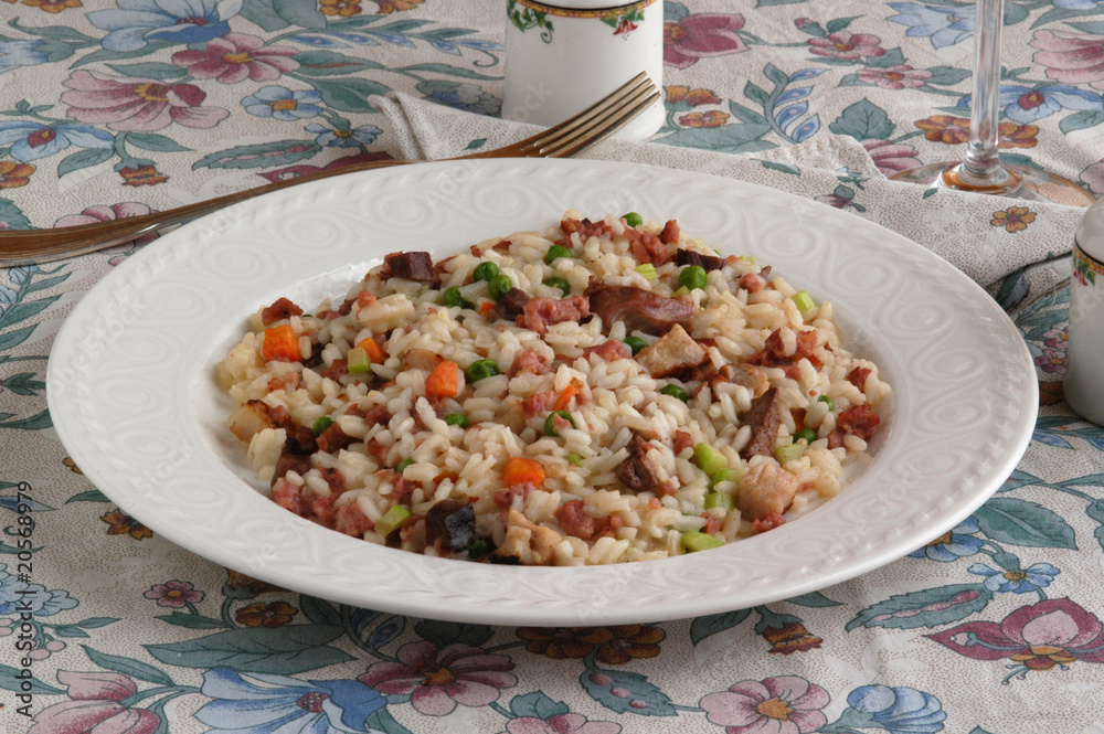 Risotto ricco alla padovana - Primi del Veneto Stock Photo | Adobe Stock