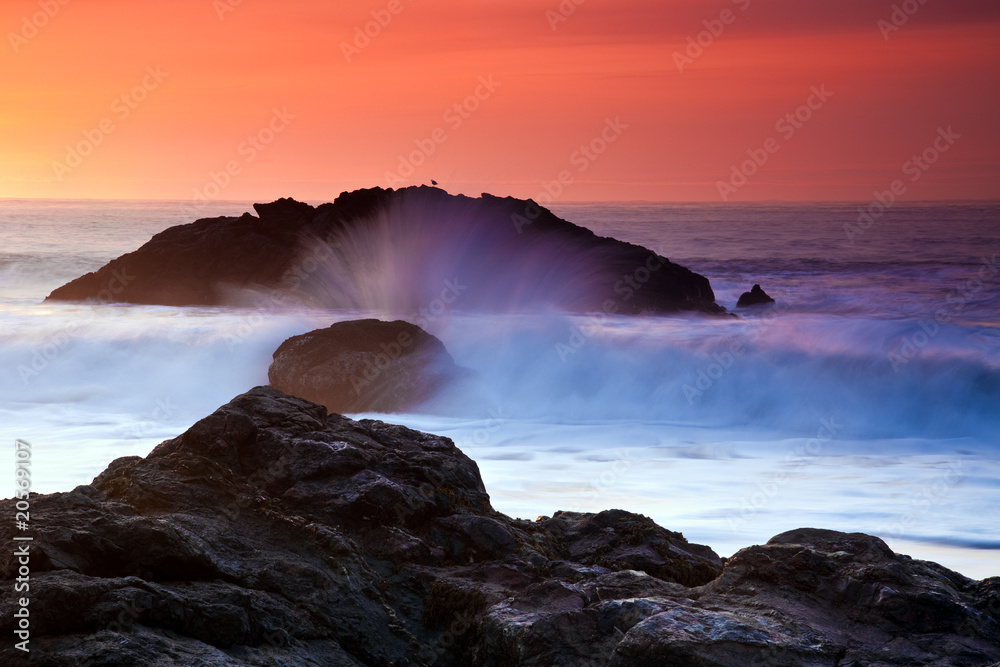 Obraz premium Ocean Sunset in San Francisco