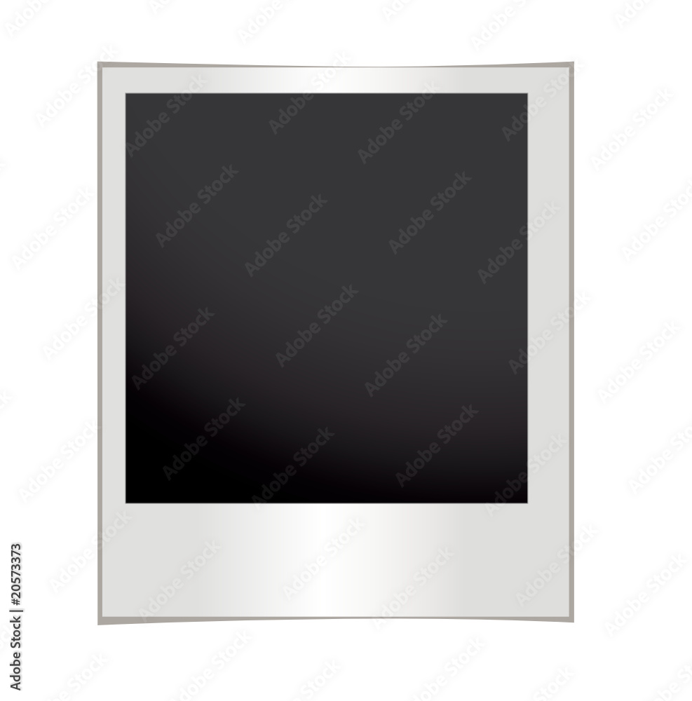 single instant photo with black space with place single instant photo with black space with place