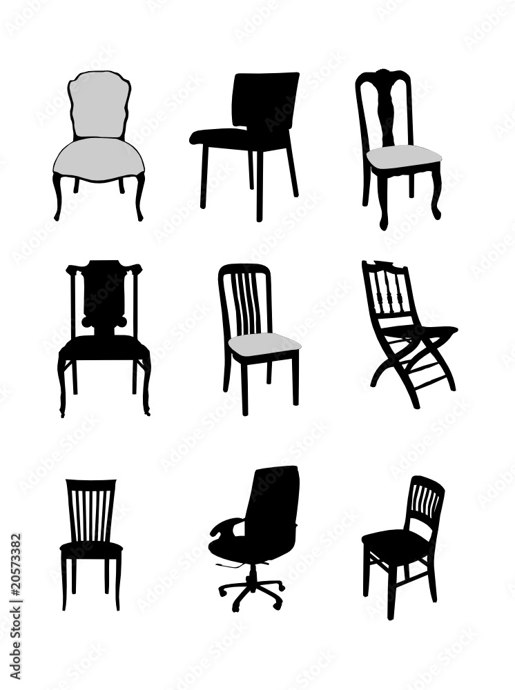small furniture collection vector illustration for design small furniture collection vector illustration for design