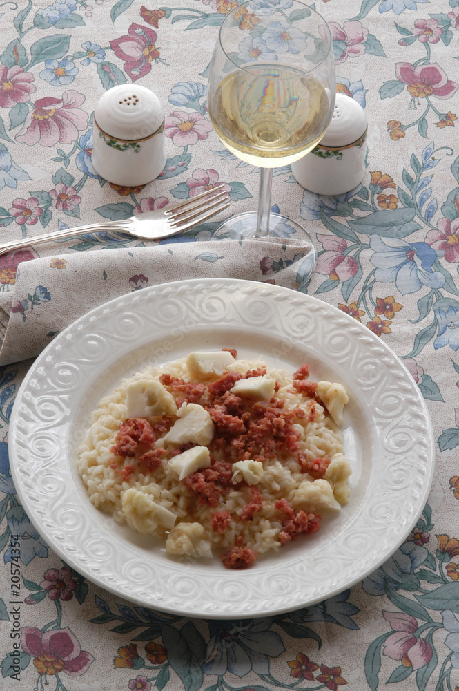 Risi e luganega co e cavoli - Ricette del Veneto Risi e luganega co e cavoli - Ricette del Veneto