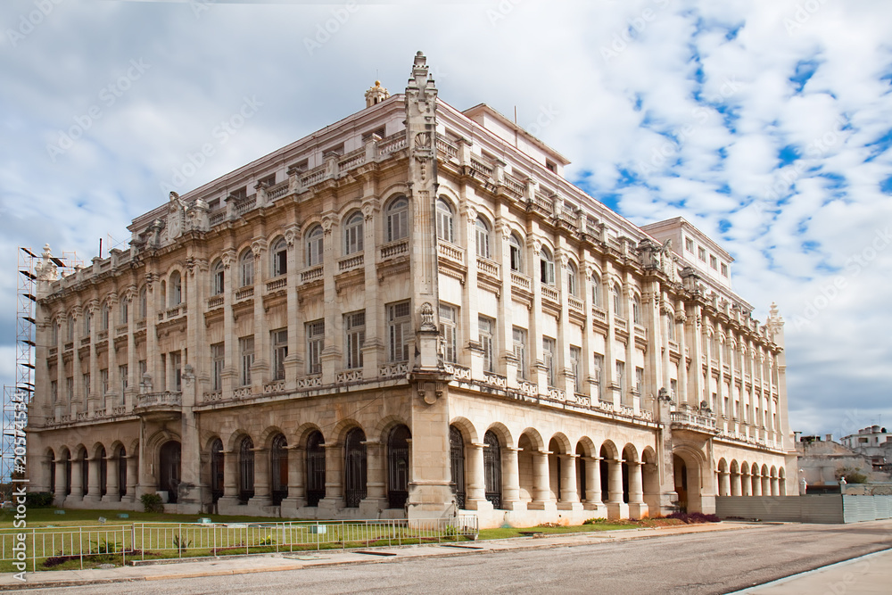 A view of Presidential palace building in Havana