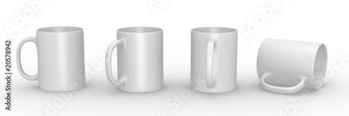 White mugs