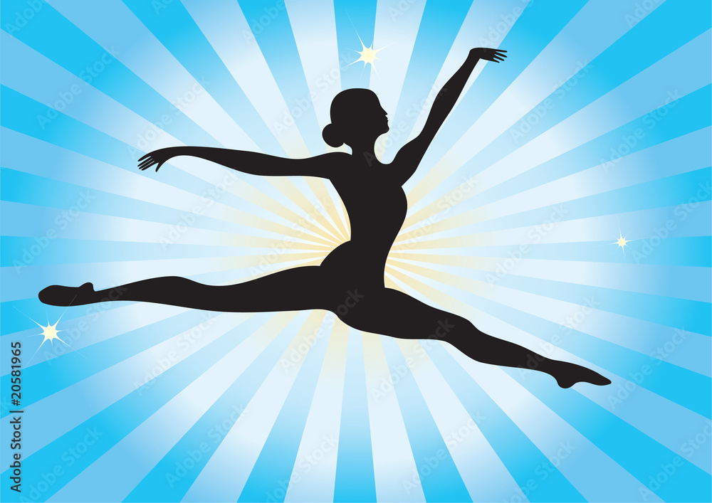 Naklejka premium Ballerina.