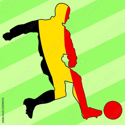football colors of Belgium