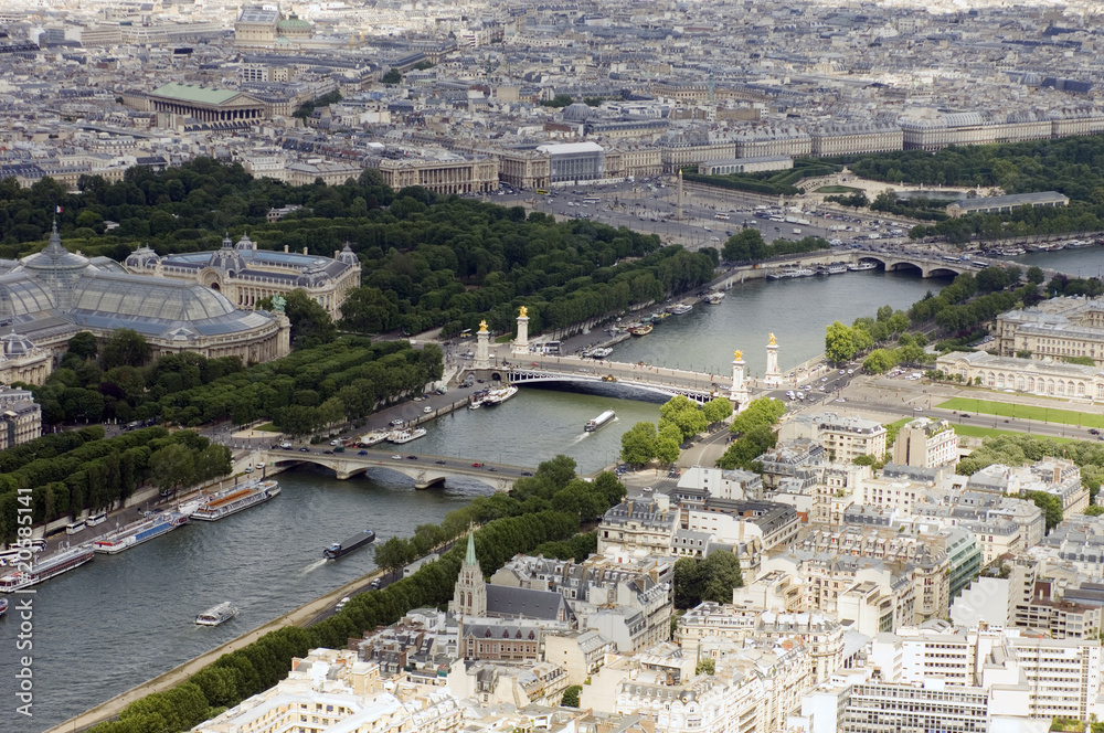 Fototapeta premium Place de la Concorde from above