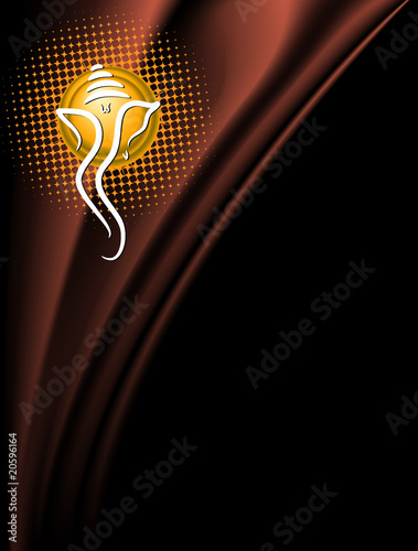 Calligraphic Ganesha