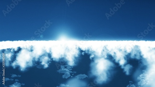 FLYING ABOVE THE CLOUDS