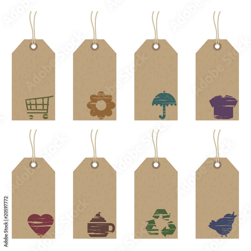 tags with icons