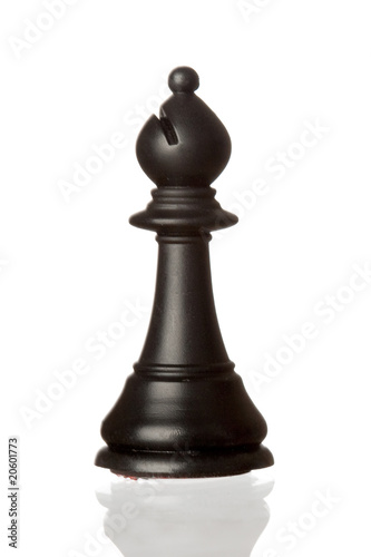 Fotografie, Tablou Black bishop chess