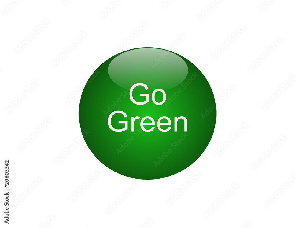 Go Green Button Go Green Button