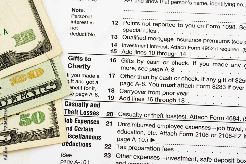 Naklejka premium Tax Forms