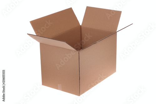 open cardboard box © MarFot