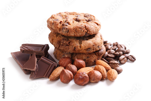 chocolate cookies with chocolate