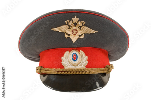 Russian police officer cap