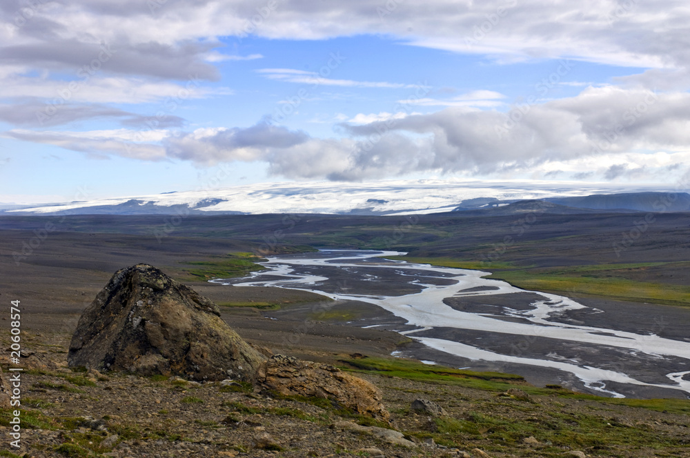 Kjolur Highland Landscape