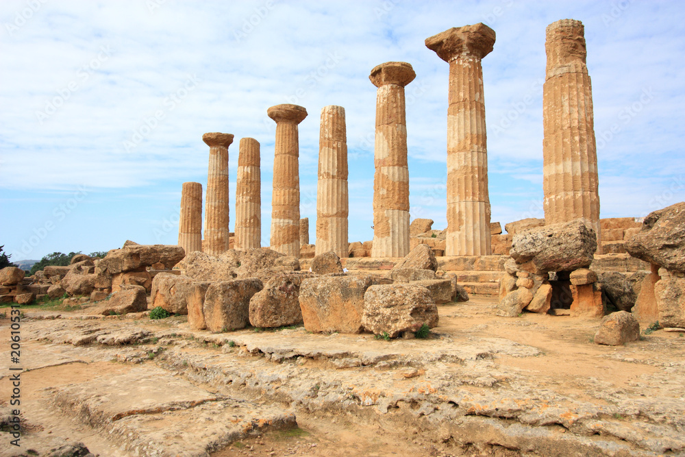 Sicily - ancient Greek temple in Agrigento