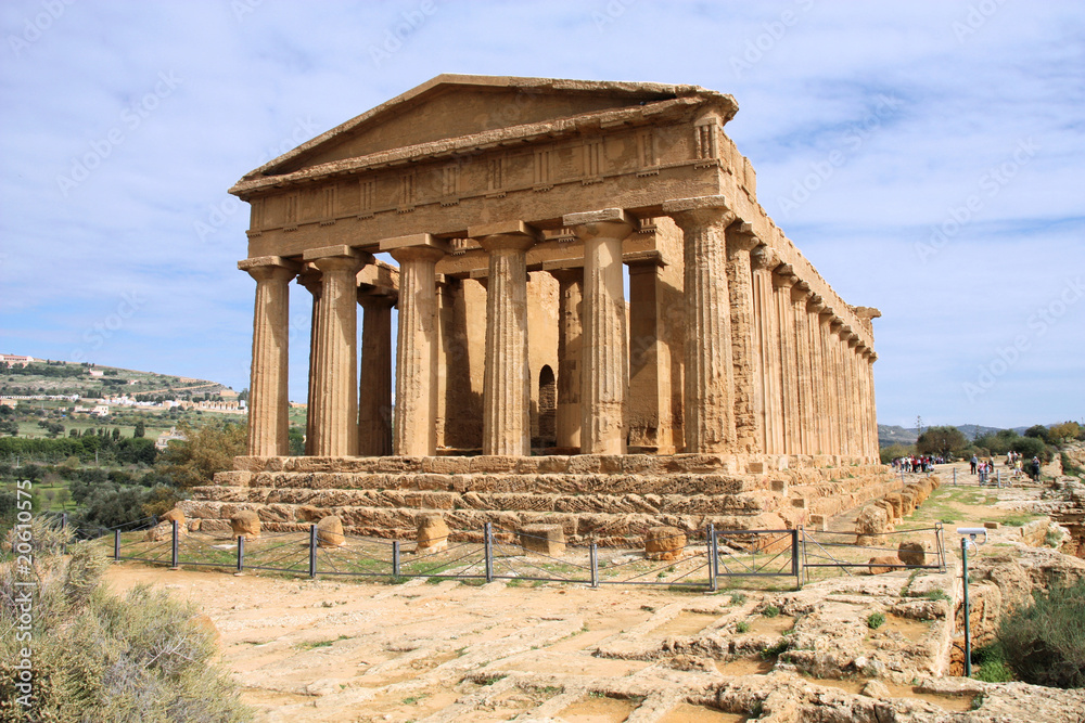 Greek temple in Agrigento, Sicily