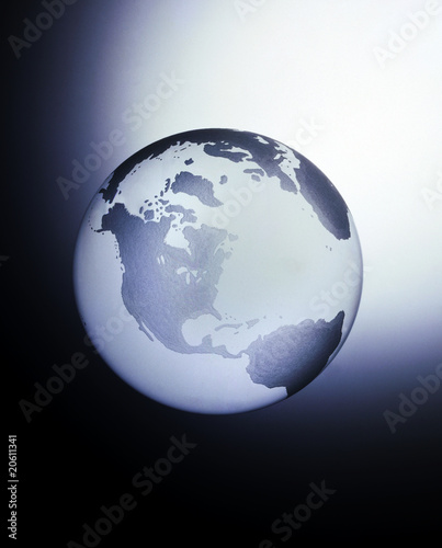 Glass model of the Earth
