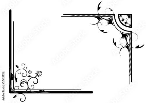 Design vector decorative corners for your projects