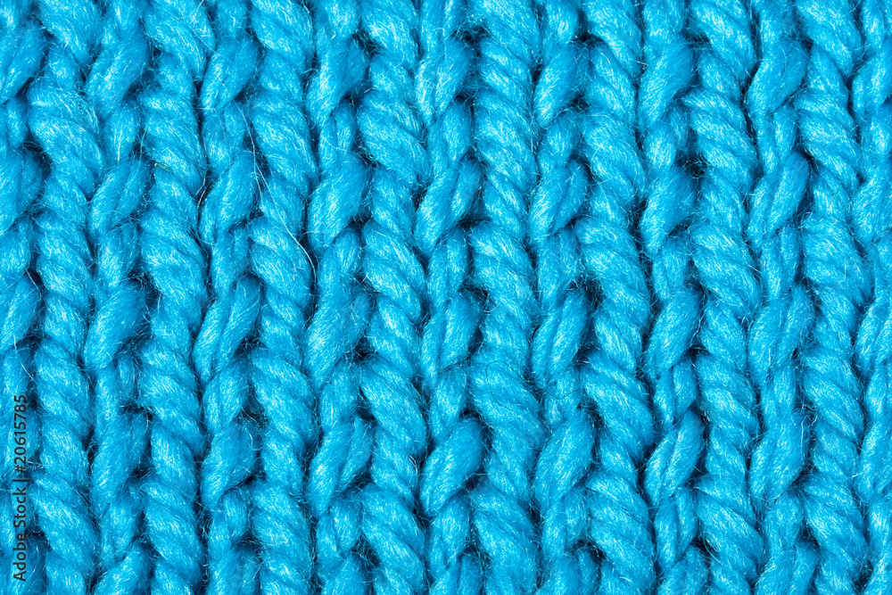 Turquoise knitting on spokes large