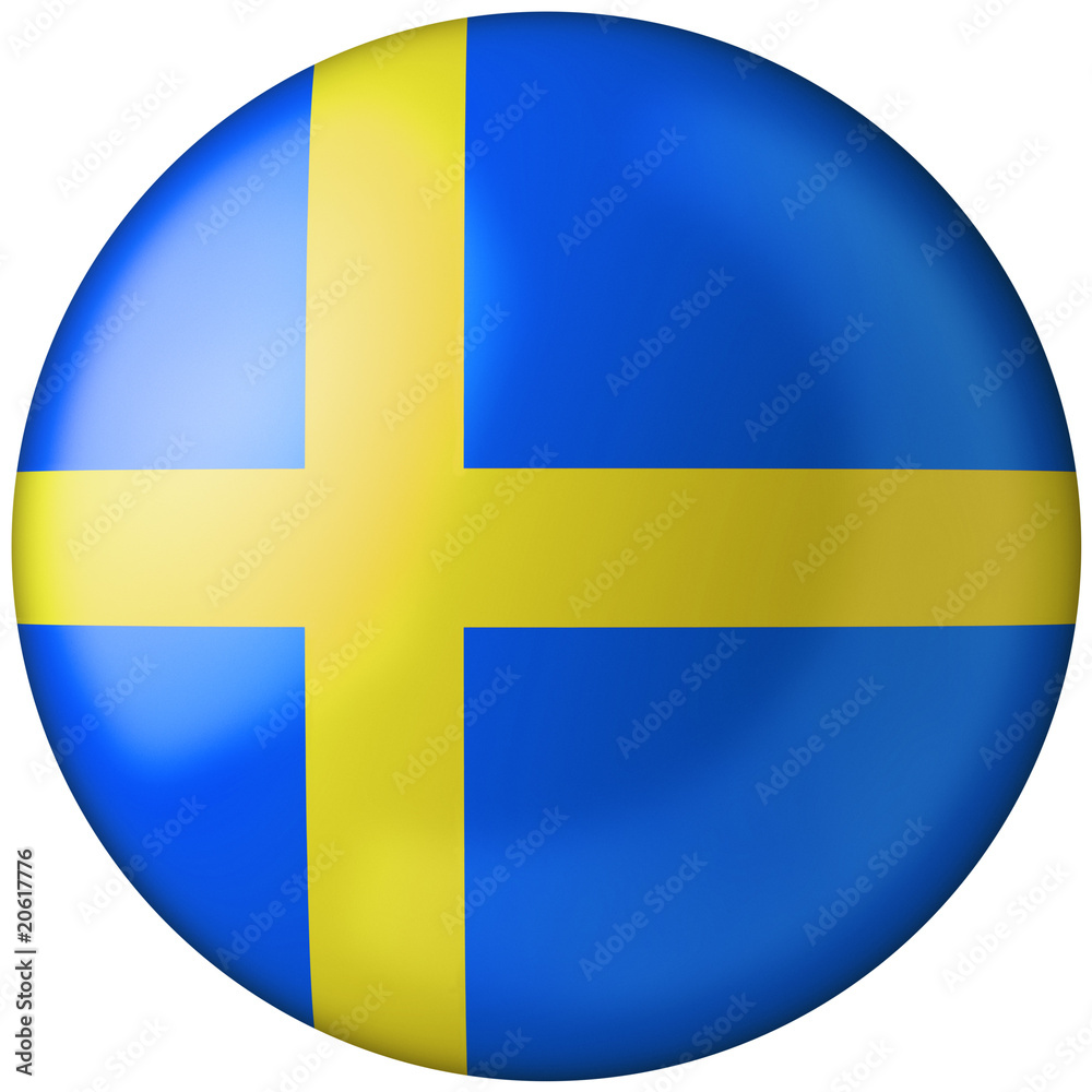 Obraz premium schwedische Flagge