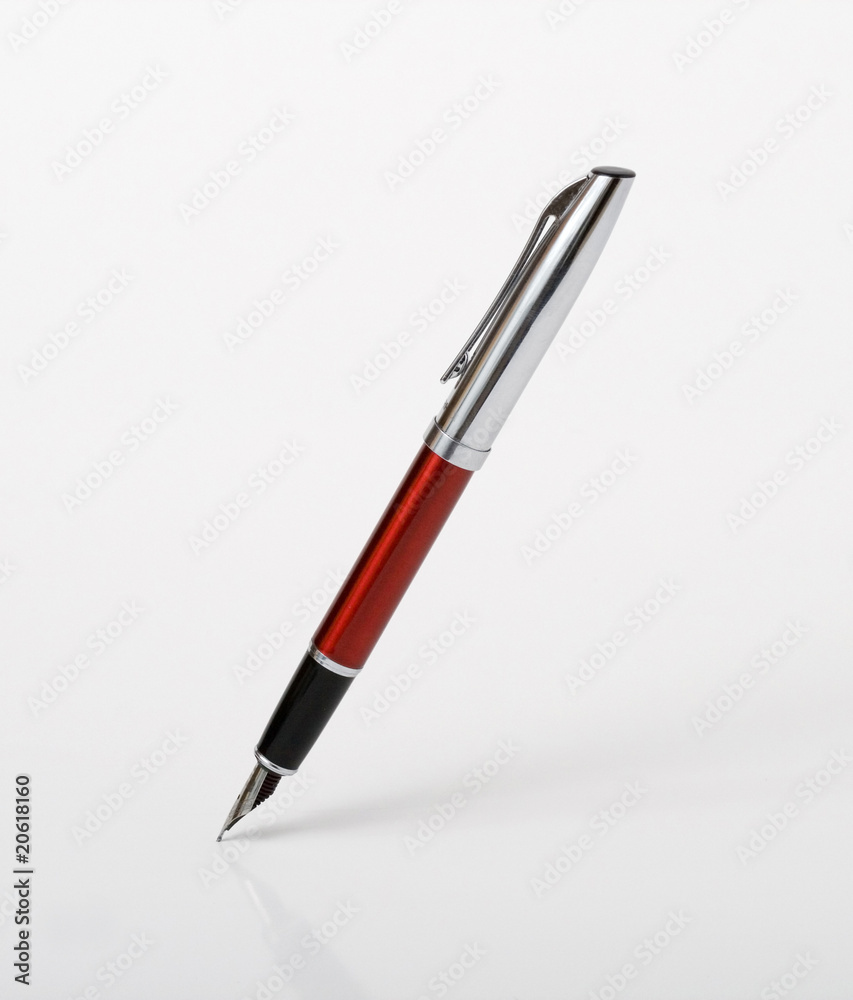 Pen on a white background Pen on a white background