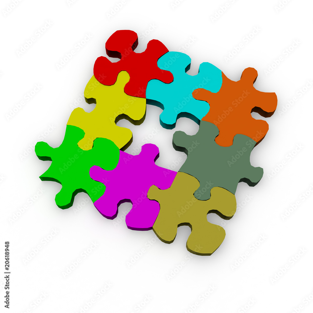 Obraz premium 3d puzzle