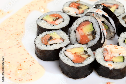 traditional japanese sushi