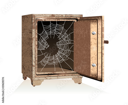 Vector. Rusty safe