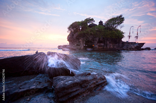 Konstfotografi The Tanah Lot Temple, Bali, Indonesia.