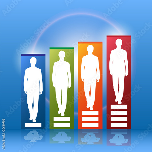 Business Diagram (2D Bar Chart)